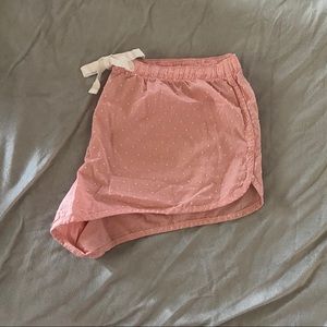 VS Victoria’s Secret salmon pink lounge shorts